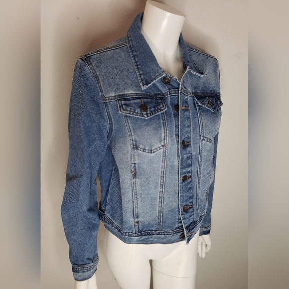 Satin Doll Denim Jacket - Picture 2 of 10